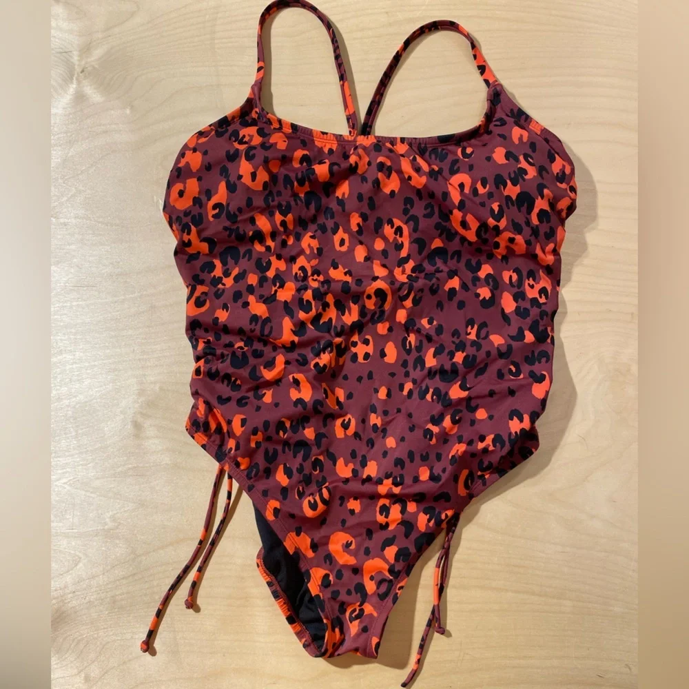 Beach Betty Leopard Print Swimsuit XL (OO)